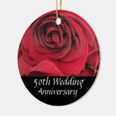 Red Rose 50th Jubileum Tree Ornament (Links)