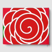 Red Rose 80th Birthday Party Gastenboek (Achterkant)