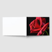 Red Rose against Black Background Gastenboek (Volledig)
