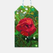 RED ROSE ART CADEAULABEL (Voorkant)