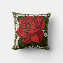 Red Rose Art Deco