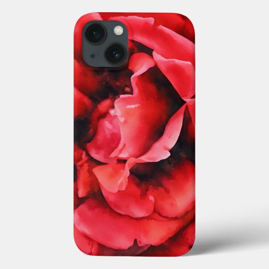 Red Rose Art Flower Art Telefoonhoes Case-Mate iPhone Case (Achterkant)
