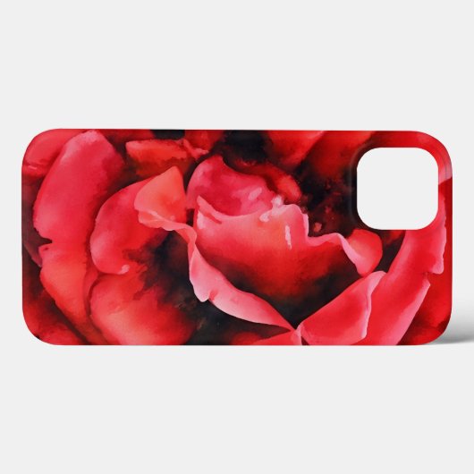 Red Rose Art Flower Art Telefoonhoes Case-Mate iPhone Case (Achterkant (horizontaal))