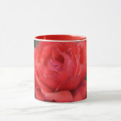 Red Rose Artsy Flower Floral Mok (Midden)