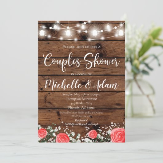 Red Rose Baby's ademkoppels schoeisel Robuust Kaart (Staand voorkant)