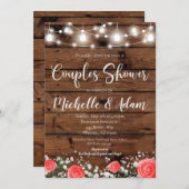 Red Rose Baby's ademkoppels schoeisel Robuust Kaart (Voorkant / Achterkant)