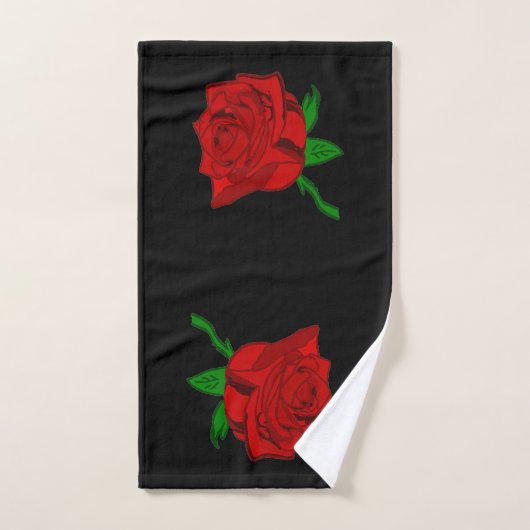 Red Rose Bad Handdoek (Handdoek)
