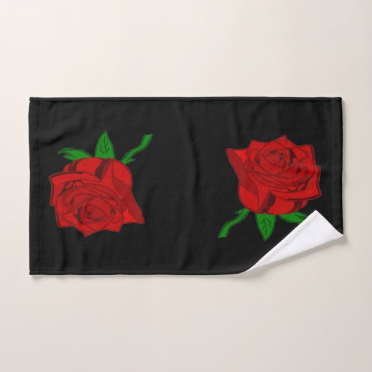 Red Rose Bad Handdoek (Handdoek)