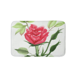 Red Rose Badmat