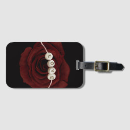 Red Rose Bagagelabel