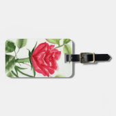 Red Rose Bagagelabel (Voorkant horizontaal)