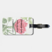 Red Rose Bagagelabel (Achterkant horizontaal)