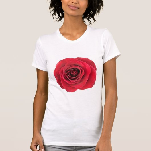 Red Rose Basic Women's T-shirt (Voorkant)
