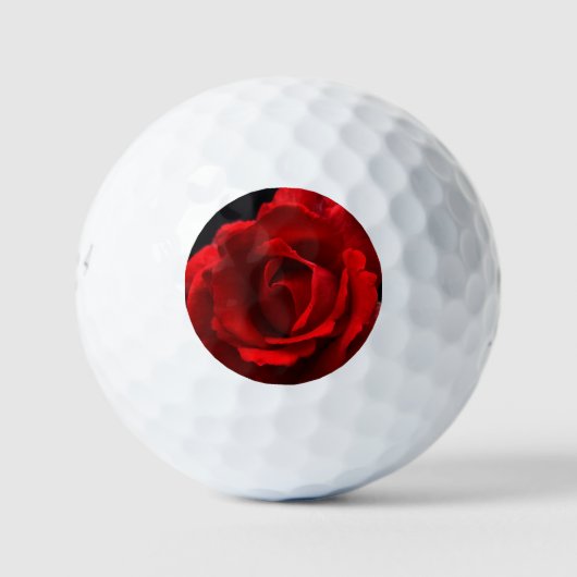 Red Rose be6 gbcna Golfballen (Voorkant)
