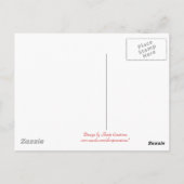 Red Rose bedankt! Briefkaart (Achterkant)