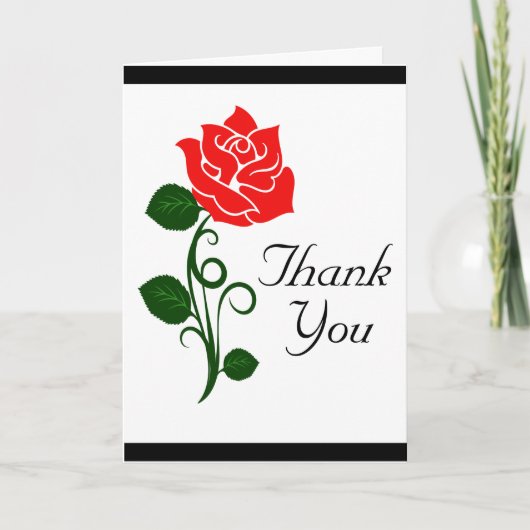 Red Rose Bedankt voor je creditcard (Voorkant)