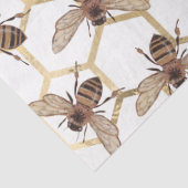 Red Rose Bee Series Design 51 Tissuepapier (Detail)