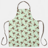 Red Rose Bee Series Design 56 Schort (Voorkant)