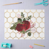 Red Rose Bee Series Design 66 Tissuepapier (Craft)