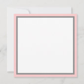 Red Rose begrafenisaankondiging Kaart (Achterkant)