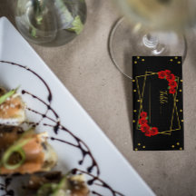 Red Rose Black en Gold Quinceañera