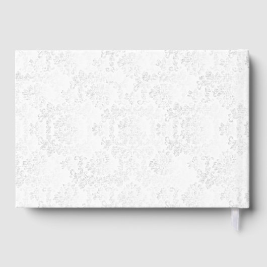 Red Rose Bloemen Bruiloft - Gastenboek (Achterkant)