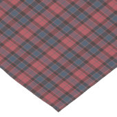 Red Rose Blue Black Plaid Tartan Table Runner Korte Tafelloper (Hoek)