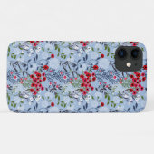 Red Rose Blue White Blossom Case-Mate iPhone Case (Achterkant (horizontaal))
