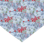 Red Rose Blue White Blossom Tafelkleed (Gekanteld)