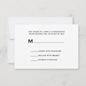 Red Rose Boeket & Schuur Hout Bruiloft RSVP Kaartje (Achterkant)