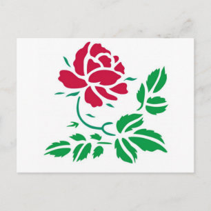 Red Rose Briefkaart