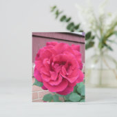 Red Rose Briefkaart (Staand voorkant)