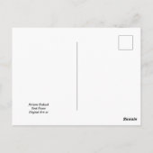 Red Rose, Briefkaart (Achterkant)