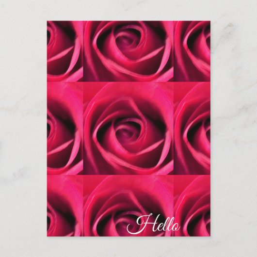 Red Rose Briefkaart (Voorkant)