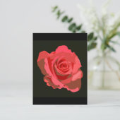 Red Rose Briefkaart (Staand voorkant)