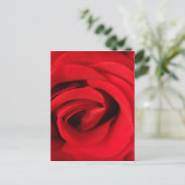 Red Rose Briefkaart (Staand voorkant)