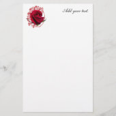 Red Rose Briefpapier (Voorkant)