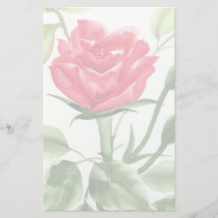 Red Rose Briefpapier