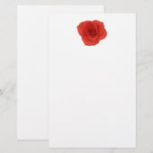 Red Rose Briefpapier (Voorkant / Achterkant)