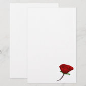Red Rose Briefpapier (Voorkant / Achterkant)