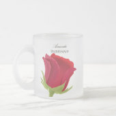 Red Rose Bruidsmeisje naam cadeau Mok (Links)