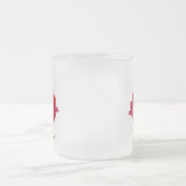 Red Rose Bruidsmeisje naam cadeau Mok (Center)