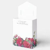 Red Rose bruiloft dank u Bedankdoosjes (Geopend)