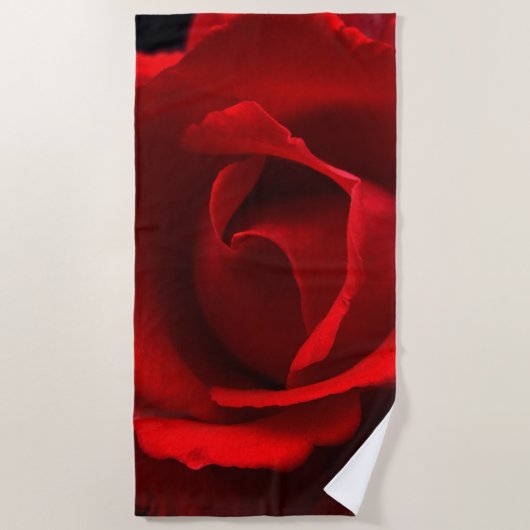 Red Rose btcna Strandlaken (Voorkant)