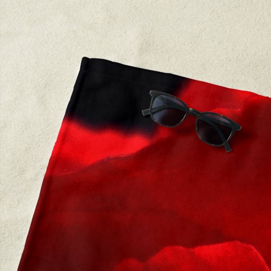 Red Rose btcnm Strandlaken (In situ)