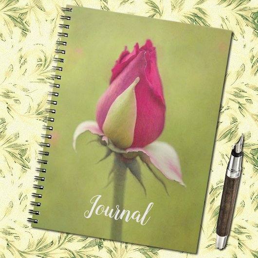 Red Rose Bud Art Journal Notitieboek