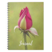 Red Rose Bud Art Journal Notitieboek (Voorkant)