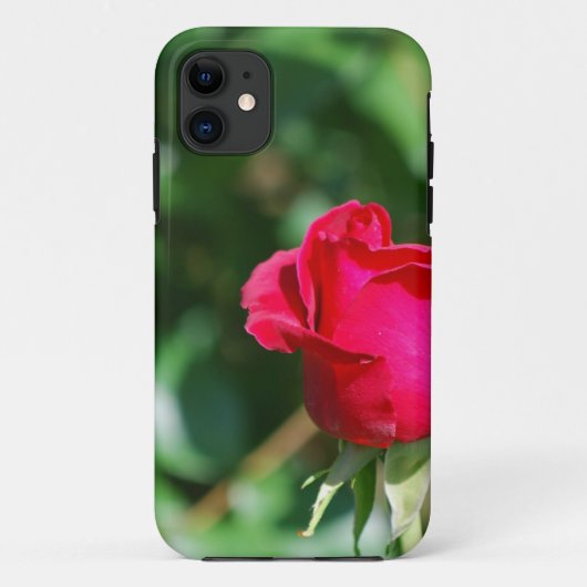 Red Rose Bud Case-Mate iPhone Case (Achterkant)