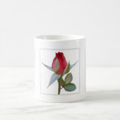 Red Rose Bud Panels Koffiemok (Center)