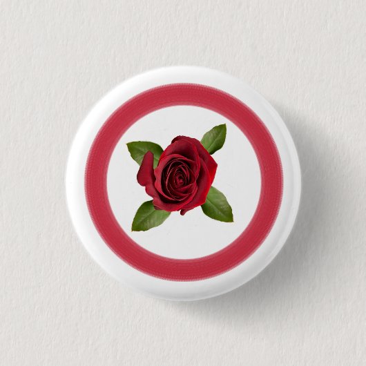 Red Rose Button (Voorkant)